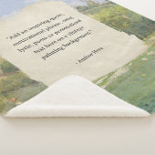 Creëer uw eigen citaat  schilderij sherpa deken (3/4)