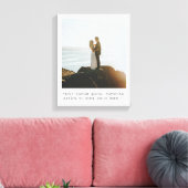 Creëer uw eigen citaatfoto canvas afdruk (Insitu (Woonkamer))