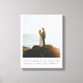 Creëer uw eigen citaatfoto canvas afdruk (Voorkant)