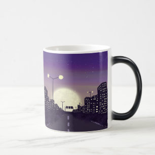 Creëer Uw eigen City Nights Drive Magische Mok