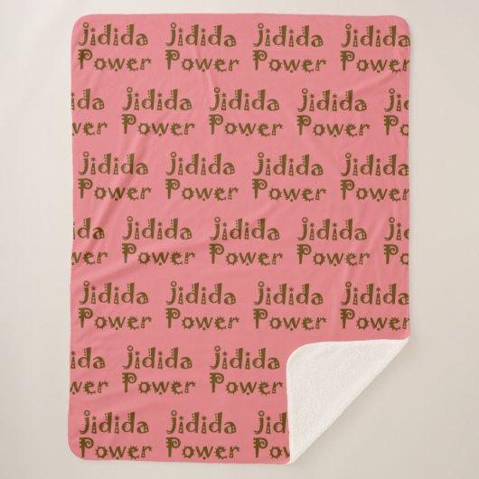 Creëer uw eigen comfortabele ideeën sherpa deken (Voorkant)