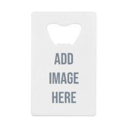 Creëer Uw eigen Creditkaart Flessenopener