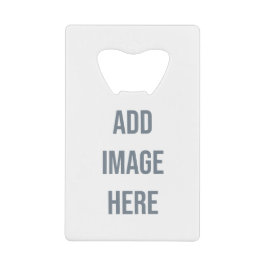 Creëer Uw eigen Creditkaart Flessenopener