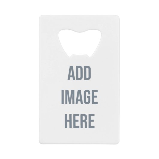 Creëer Uw eigen Creditkaart Flessenopener (Voorkant)