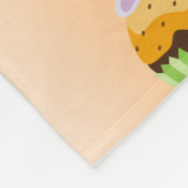 Creëer Uw eigen Cupcake Monogram Delicious behande Fleece Deken (Hoek)