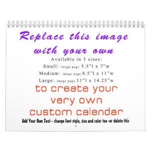 Creëer UW EIGEN Custom 2017 Kalender