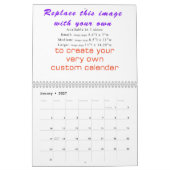 Creëer UW EIGEN Custom 2017 Kalender (Jan 2027)