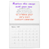 Creëer UW EIGEN Custom 2017 Kalender (Feb 2027)