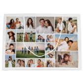 Creëer Uw Eigen Custom 20 Fotocollage Groot Cadeauzakje (Voorkant)