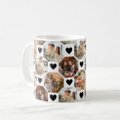 Creëer uw eigen Custom 6 Family Photo Collage Koffiemok (Voorkant links)