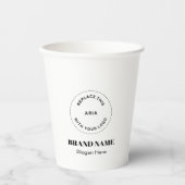 Creëer uw eigen Custom 8'' Papieren Bekers (Voorkant)