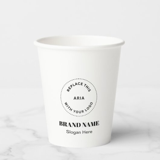 Creëer uw eigen Custom 8'' Papieren Bekers (Voorkant)