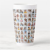 Creëer Uw Eigen Custom 96 Fotocollage Latte Mok (Voorkant)