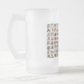 Creëer Uw Eigen Custom 96 Fotocollage Matglas Bierpul (Links)