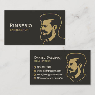 Creëer uw eigen Custom Barber Shop Visitekaartje