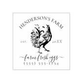 Creëer Uw Eigen Custom Boerderij Egg Carton Rubberstempel (Afrduk)