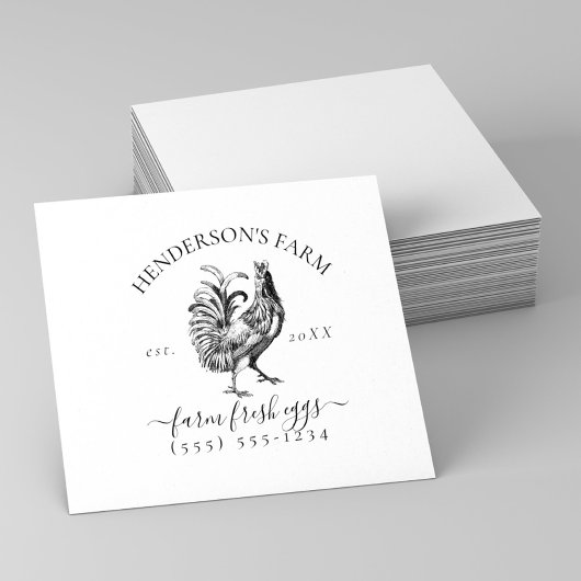 Creëer Uw Eigen Custom Boerderij Egg Carton Rubberstempel