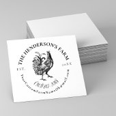 Creëer Uw Eigen Custom Boerderij Egg Carton Rubberstempel