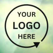 Creëer uw eigen Custom  Business Logo Raamsticker (Vel 3)