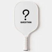 Creëer Uw eigen Custom Design Vraag Commentaar Pickleball Paddle (Achterkant)