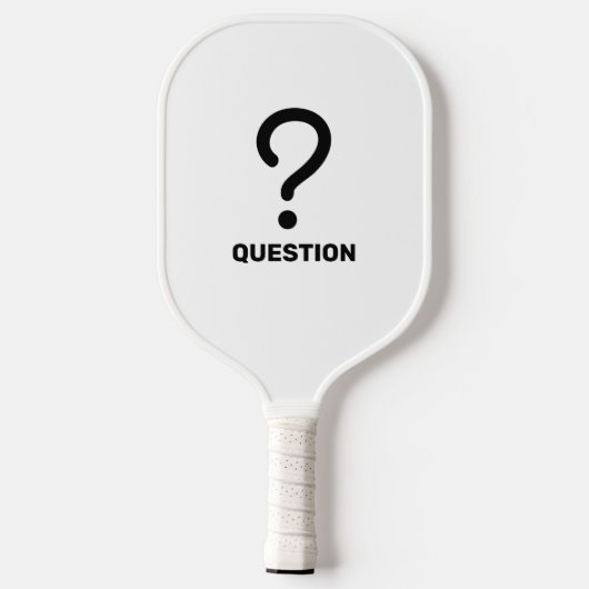 Creëer Uw eigen Custom Design Vraag Commentaar Pickleball Paddle (Achterkant)
