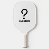 Creëer Uw eigen Custom Design Vraag Commentaar Pickleball Paddle (Voorkant)