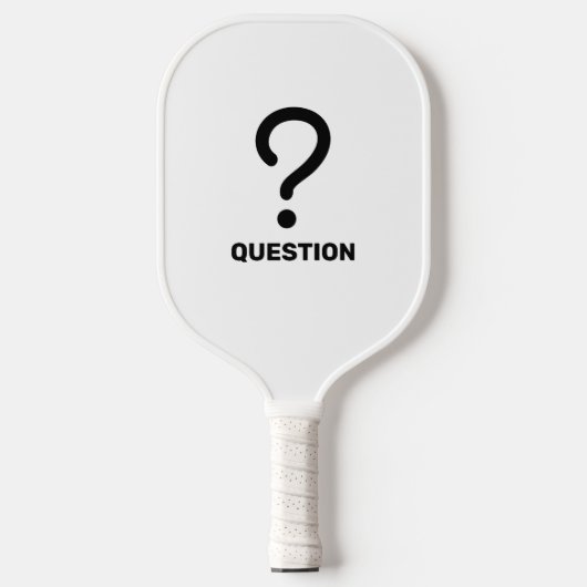 Creëer Uw eigen Custom Design Vraag Commentaar Pickleball Paddle (Voorkant)