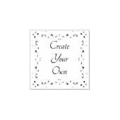 Creëer Uw Eigen Custom Puppy Paws Rubber Stamp Rubberstempel (Afrduk)