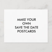 Creëer Uw eigen Custom Save the Date Briefkaart (Voorkant)
