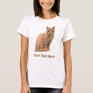 Creëer Uw eigen Cute Cat Foto T-Shirt