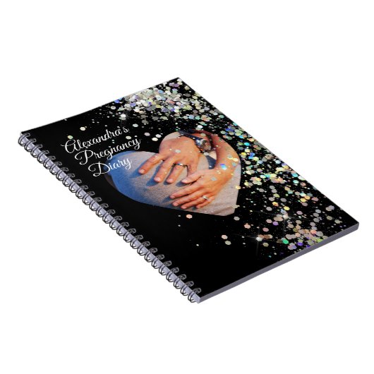 Creëer Uw eigen dagboek Zwangerschap Aangepaste fo Notitieboek (Rechterzijde)