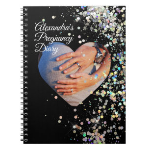 Creëer Uw eigen dagboek Zwangerschap Aangepaste fo Notitieboek
