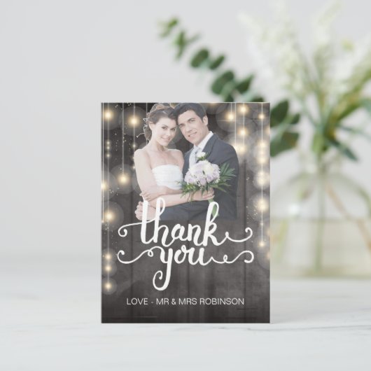 Creëer Uw eigen dank Briefkaart (Staand voorkant)