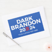 Creëer Uw eigen Dark Brandon 2024 Rechthoekige Sticker (Envelop)