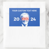 Creëer Uw eigen Dark Brandon 2024 Rechthoekige Sticker (Tas)