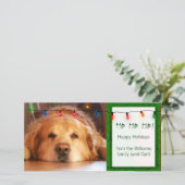 Creëer uw eigen de vakantiekaart van de feestdagenkaart (Staand voorkant)