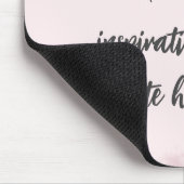 Creëer Uw eigen deegment Motivatie citaat Muismat (Hoek)