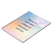 Creëer Uw eigen deegment Motivatie citaat Notitieboek (Linkerzijde)