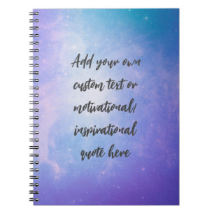 Creëer Uw eigen deegment Motivatie citaat Notitieboek