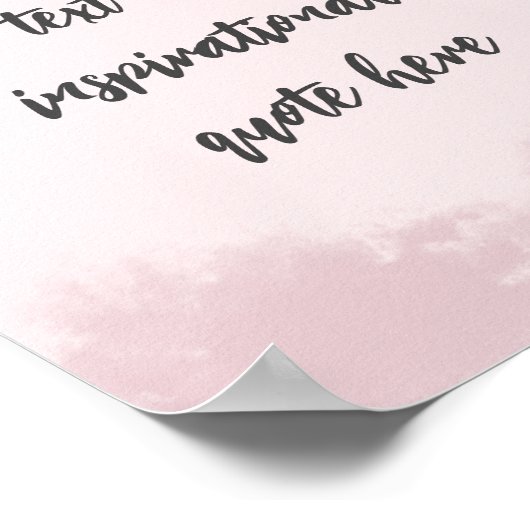 Creëer Uw eigen deegment Motivatie citaat Poster (Hoek)