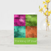 Creëer uw eigen denken over u Kaarten (Gele Bloem)