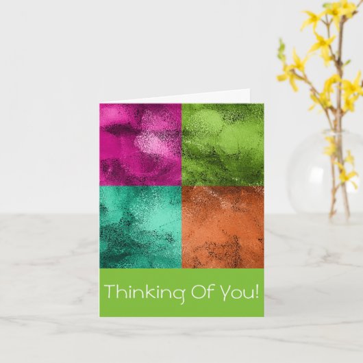 Creëer uw eigen denken over u Kaarten (Gele Bloem)