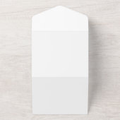 Creëer uw eigen design matte alles in één uitnodig all in one uitnodiging (Buitenkant)