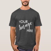 Creëer Uw eigen Design of Logo Zwart & Wit T-shirt (Voorkant)