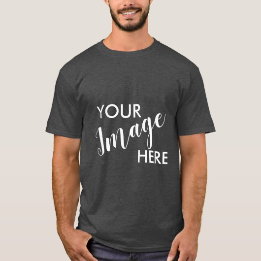 Creëer Uw eigen Design of Logo Zwart & Wit T-shirt (Voorkant)