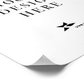 Creëer Uw eigen design portret Poster (Hoek)