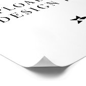 Creëer Uw eigen designlandschap Poster (Hoek)