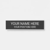 Creëer Uw eigen Deurbordje (Voorkant)