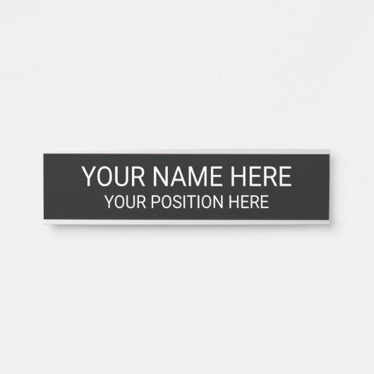 Creëer Uw eigen Deurbordje (Voorkant)