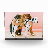 Creëer Uw Eigen Dierenliefhebber Keepsake Edelstee Fotoblokken (Voorkant)